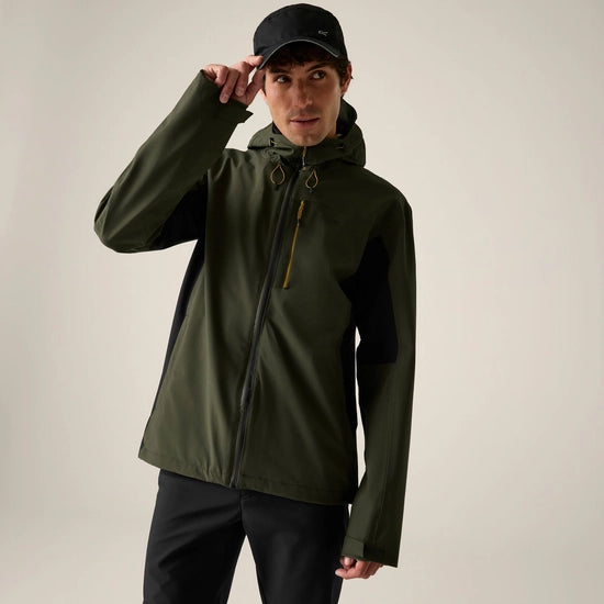 Regatta Birchdale II Men's Waterproof Hiking Jacket | Khaki RMW415