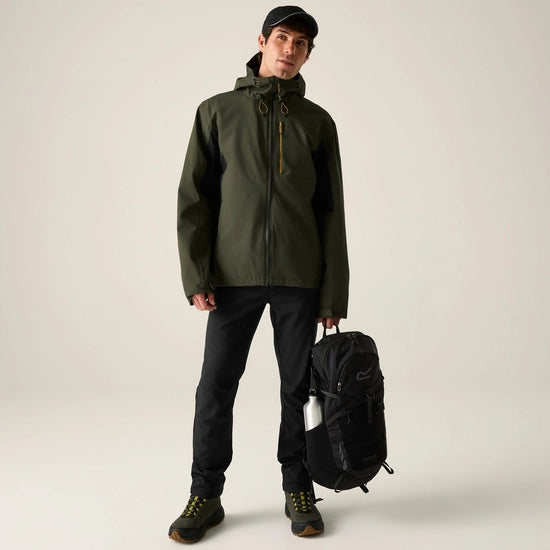 Regatta Birchdale II Men's Waterproof Hiking Jacket | Khaki RMW415