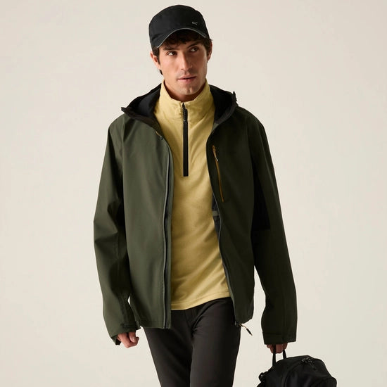 Regatta Birchdale II Men's Waterproof Hiking Jacket | Khaki RMW415