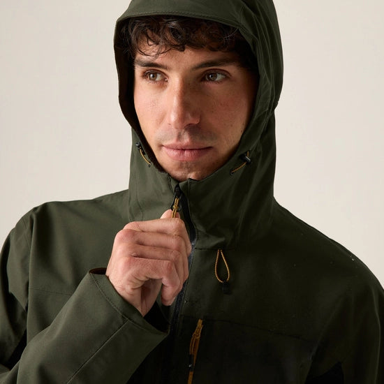 Regatta Birchdale II Men's Waterproof Hiking Jacket | Khaki RMW415