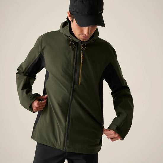 Regatta Birchdale II Men's Waterproof Hiking Jacket | Khaki RMW415