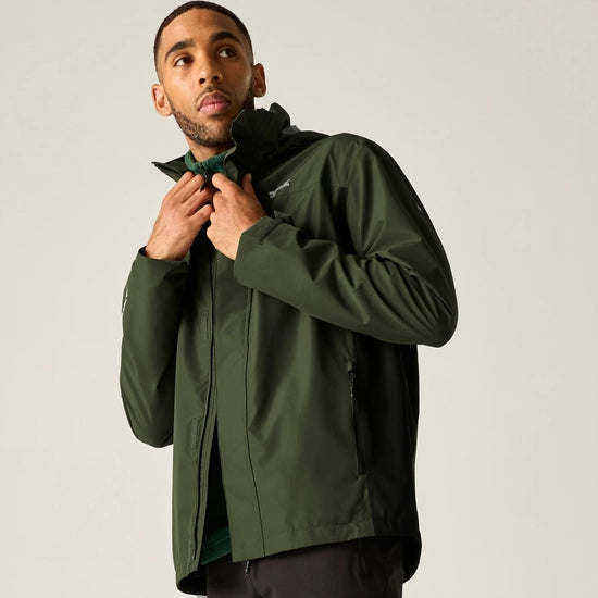 Regatta Matt II Waterproof Shell Jacket | Khaki RMW418