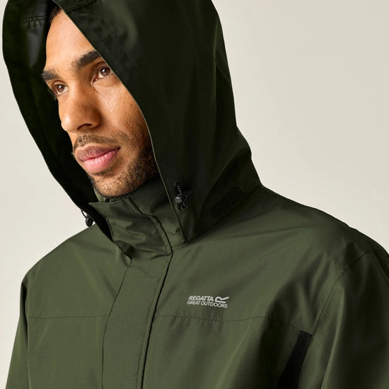 Regatta Matt II Waterproof Shell Jacket | Khaki RMW418