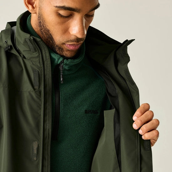 Regatta Matt II Waterproof Shell Jacket | Khaki RMW418