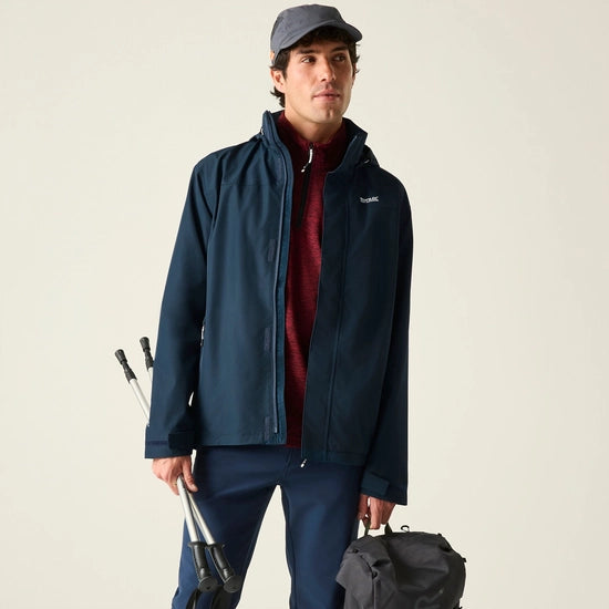 Regatta Matt II Waterproof Shell Jacket | Navy RMW418