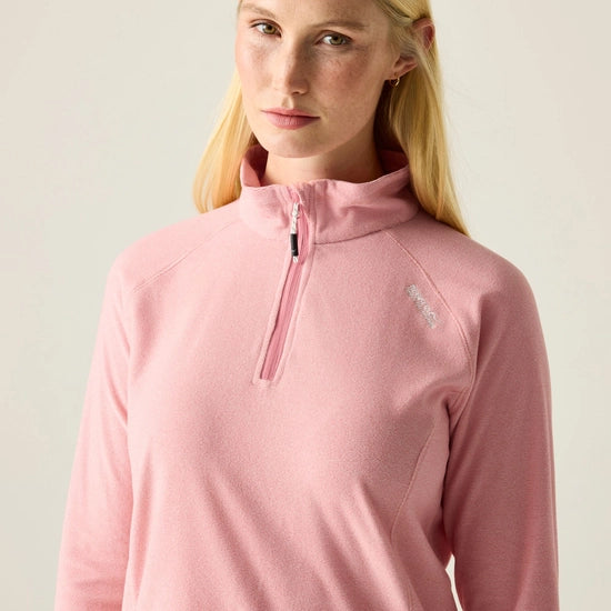 Regatta Women's Montes Lightweight Half-Zip Fleece | Peach RWA240