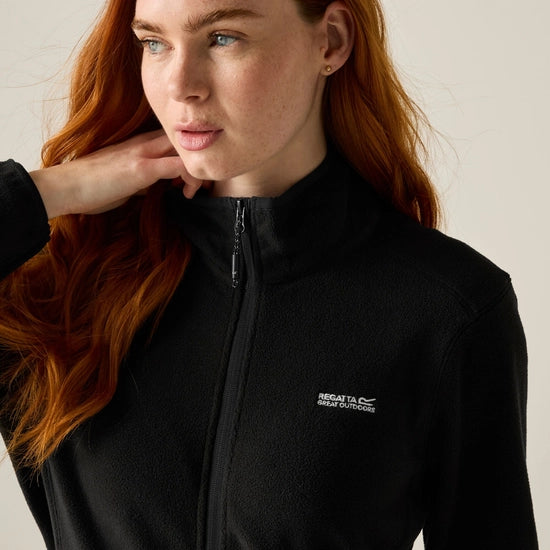 Regatta Floreo IV Women's Fleece Jacket | Black RWA528