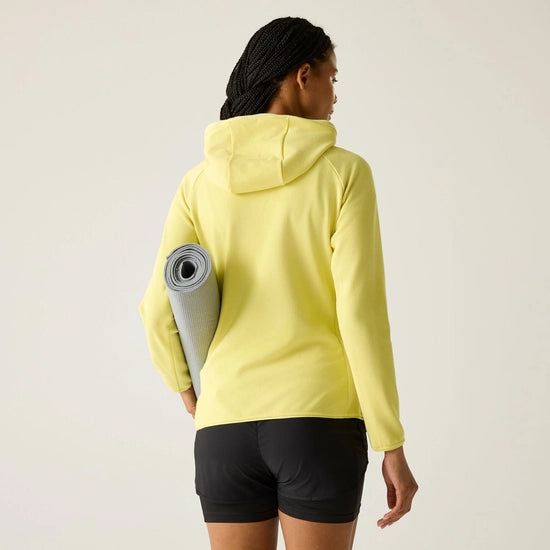 Regatta Women's Nayna Hooded Full Zip Fleece | Yellow RWA765