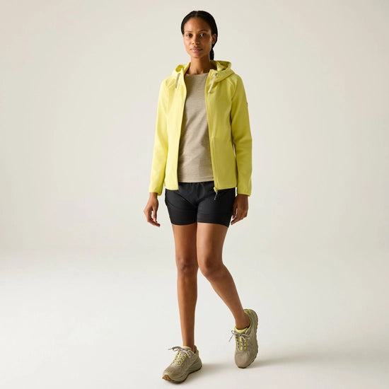 Regatta Women's Nayna Hooded Full Zip Fleece | Yellow RWA765