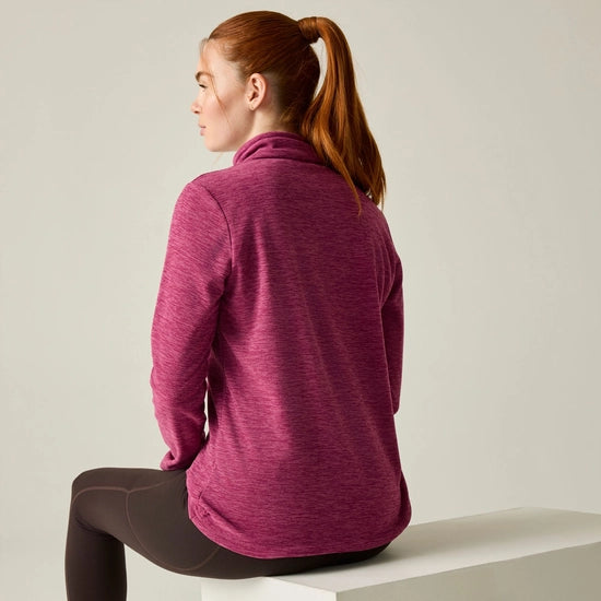 Regatta Sweethart Marl Half Zip Fleece | Violet RWA775