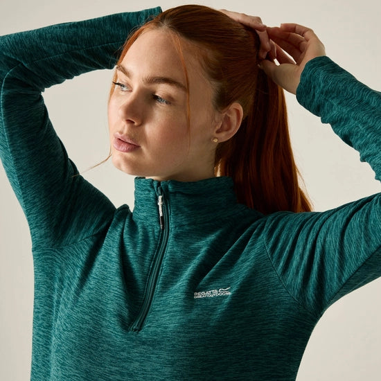 Regatta Sweethart Marl Half Zip Fleece | Mediterranea RWA775