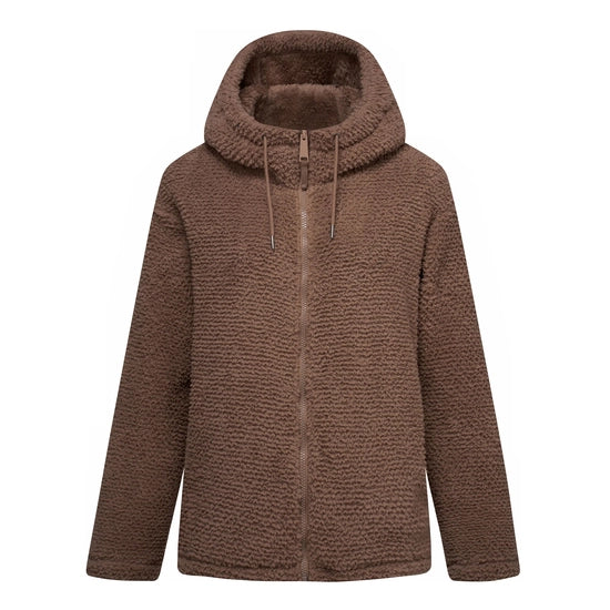 Regatta Evelina Women's Hooded Fleece | Mocha RWA785