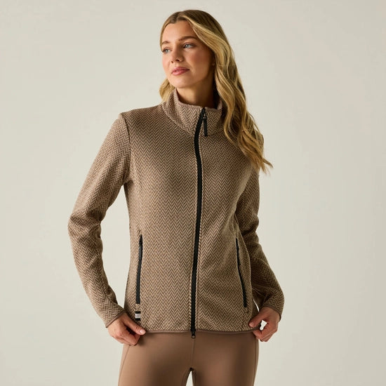 Regatta Elzie Women's Herringbone Fleece | Mocha RWA789