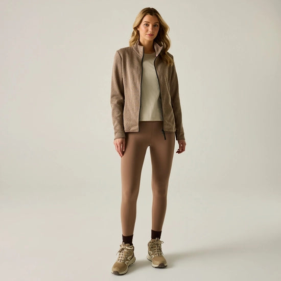 Regatta Elzie Women's Herringbone Fleece | Mocha RWA789