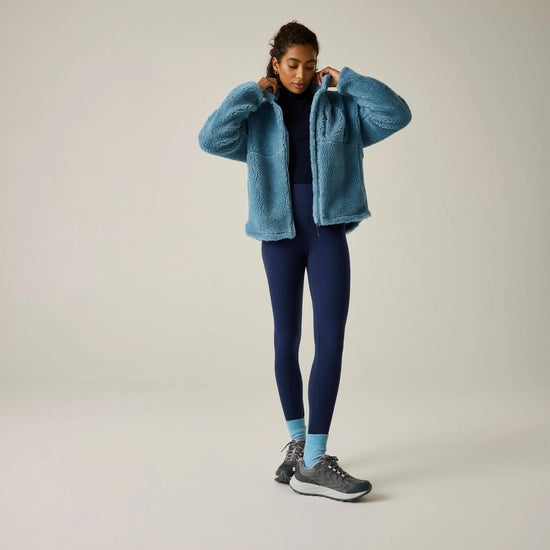 Regatta Roswind Women's Water-Repellent Borg Fleece | Blue RWA797
