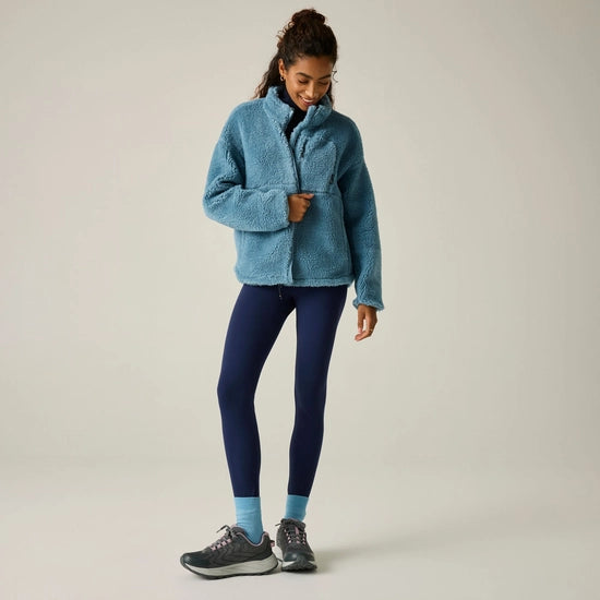 Regatta Roswind Women's Water-Repellent Borg Fleece | Blue RWA797
