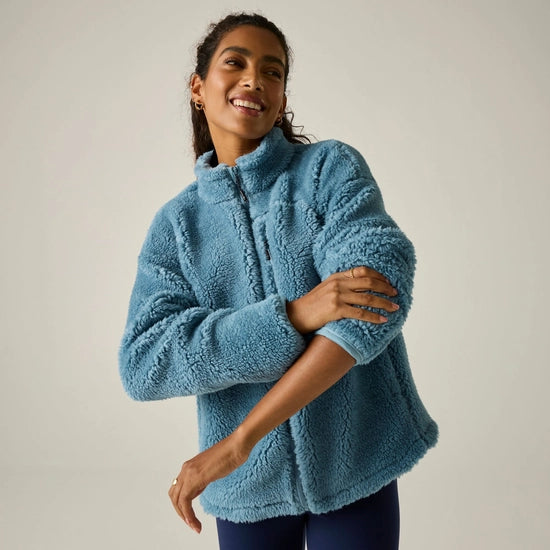 Regatta Roswind Women's Water-Repellent Borg Fleece | Blue RWA797