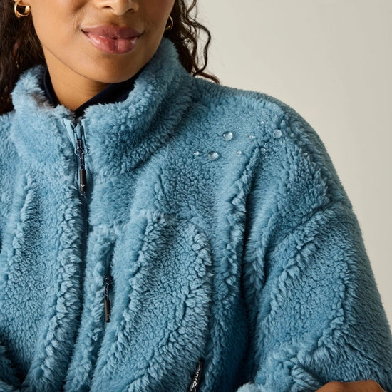 Regatta Roswind Women's Water-Repellent Borg Fleece | Blue RWA797