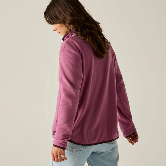 Regatta Frankie Women's Half-Zip Micro Fleece | Violet/Fig RWA800