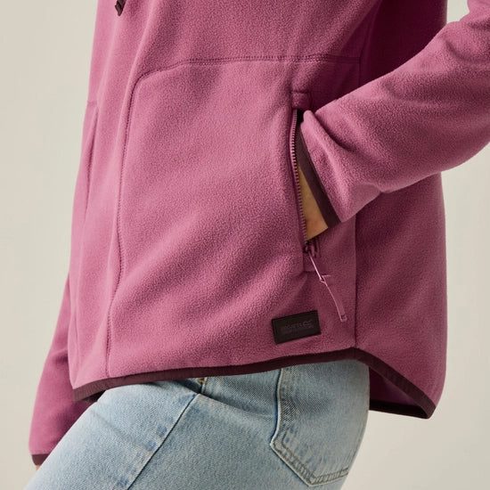 Regatta Frankie Women's Half-Zip Micro Fleece | Violet/Fig RWA800