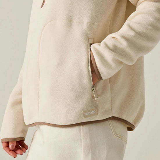 Regatta Frankie Women's Half-Zip Micro Fleece | Vanilla RWA800