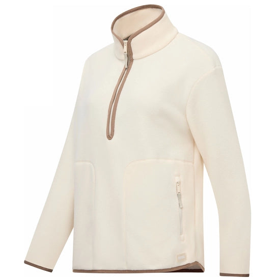 Regatta Frankie Women's Half-Zip Micro Fleece | Vanilla RWA800