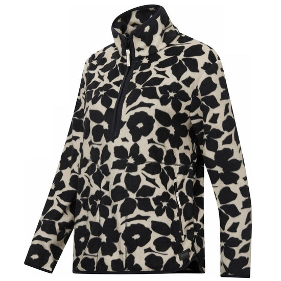 Regatta Frankie Women's Half-Zip Micro Fleece | Black Print RWA800