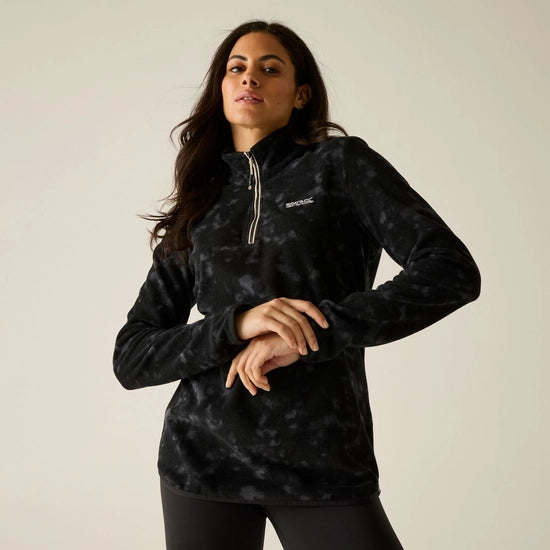 Regatta Margot 1/4 Zip Fleece | Black RWA804