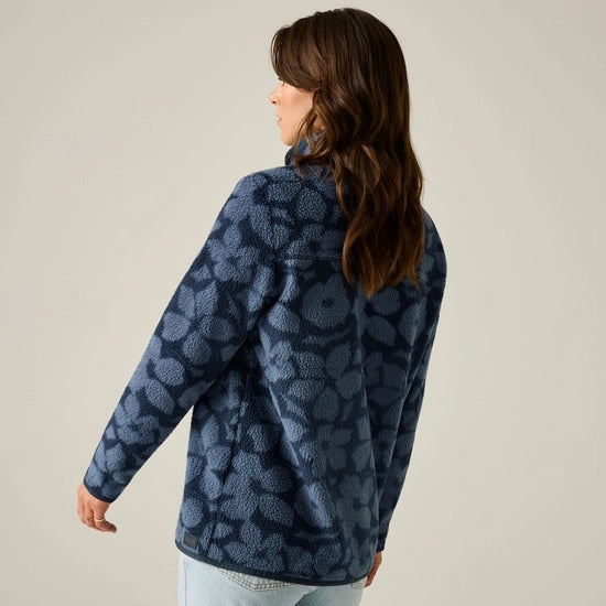 Regatta Frankie Borg Women's Half-Zip Fleece | Navy RWA805