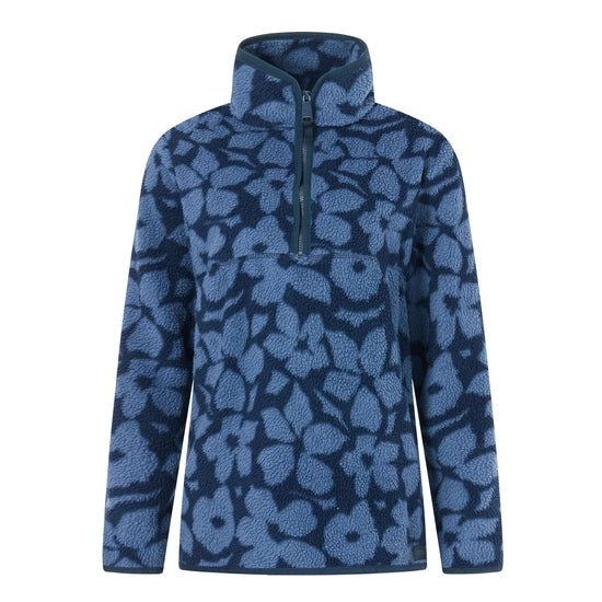 Regatta Frankie Borg Women's Half-Zip Fleece | Navy RWA805
