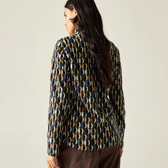 Regatta Orla Kiely Women's Half-Zip Fleece | Navy RWA830