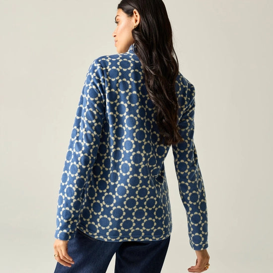 Regatta Orla Kiely Women's Half-Zip Fleece | Blue RWA830