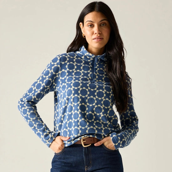 Regatta Orla Kiely Women's Half-Zip Fleece | Blue RWA830