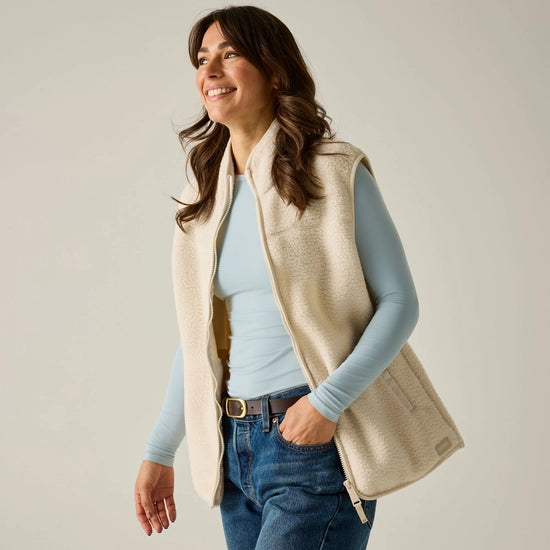 Regatta Frankie Borg Women's Bodywarmer | Vanilla RWB187