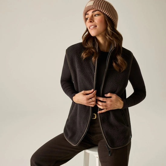 Regatta Frankie Borg Women's Bodywarmer | Chocolate RWB187