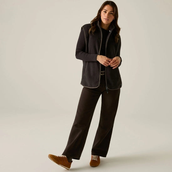 Regatta Frankie Borg Women's Bodywarmer | Chocolate RWB187