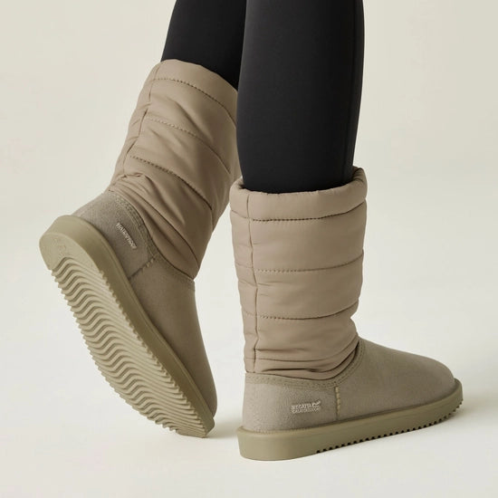 egatta Women's Risley Baffle Waterproof Boots | Soft Taupe RWF1086