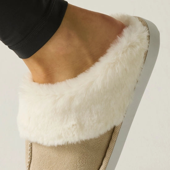 Regatta Tulsy Women's Faux Fur Slippers | Beige RWF1093