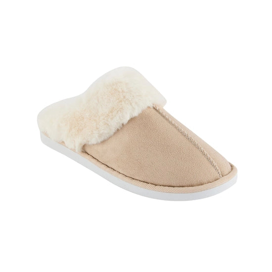 Regatta Tulsy Women's Faux Fur Slippers | Beige RWF1093