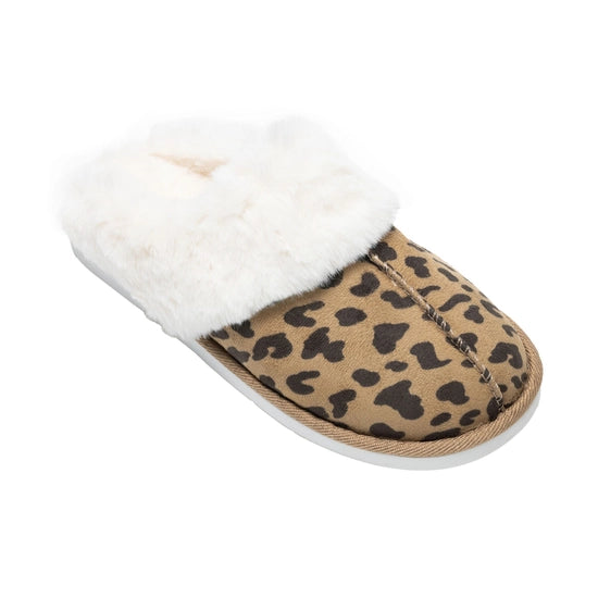 Regatta Tulsy Women's Faux Fur Slippers | Leopard  RWF1093