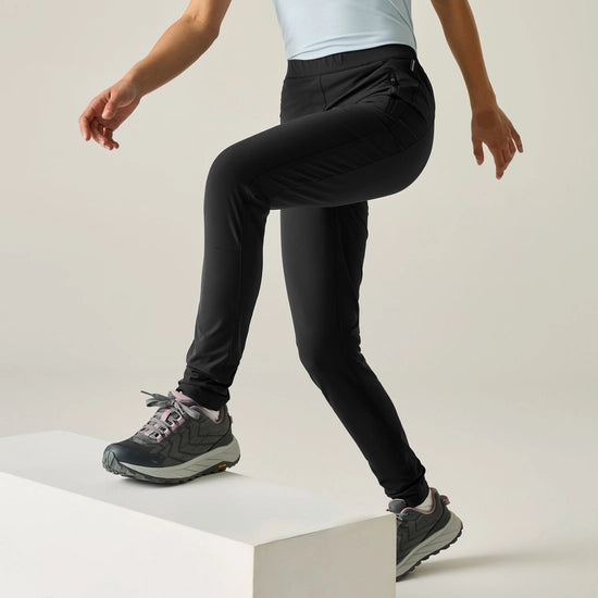 Regatta Women's Pentre Stretch II Walking Trousers | Black RWJ334