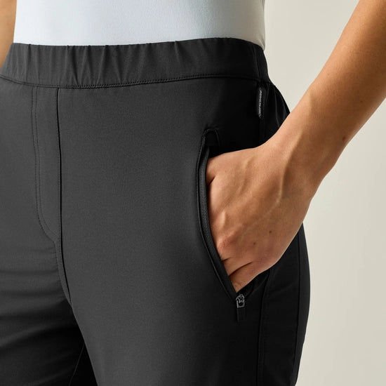 Regatta Women's Pentre Stretch II Walking Trousers | Black RWJ334
