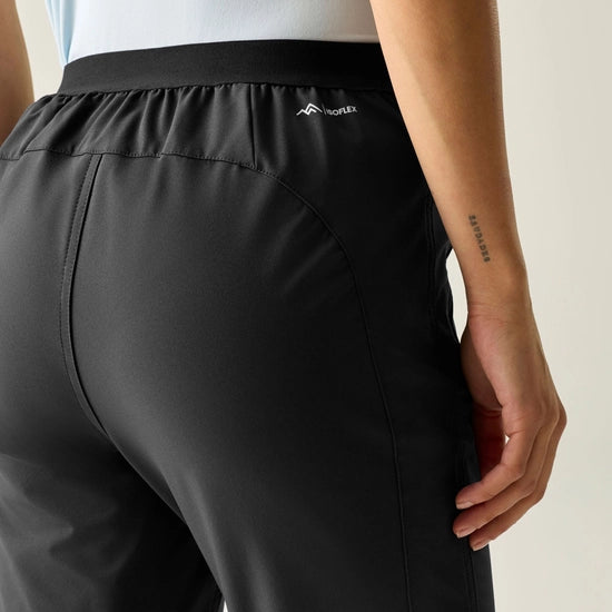 Regatta Women's Pentre Stretch II Walking Trousers | Black RWJ334