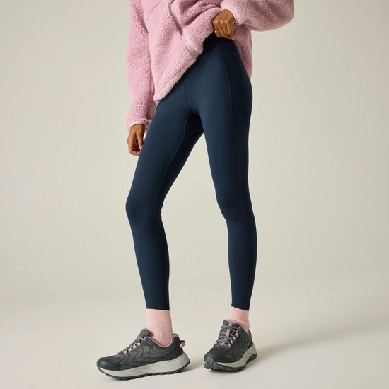 Regatta Women's Outdoor Comfort Contour Leggings | Navy RWJ373