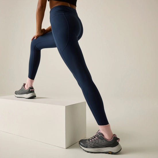 Regatta Women's Outdoor Comfort Contour Leggings | Navy RWJ373