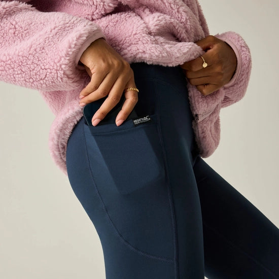 Regatta Women's Outdoor Comfort Contour Leggings | Navy RWJ373