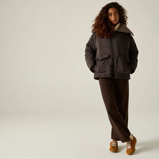 Regatta Kayana Puffer Jacket | Chocolate/Mocha RWN451