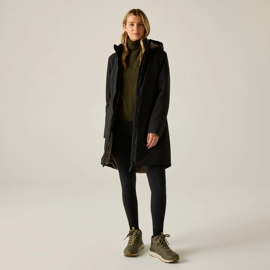 Regatta Marron Jacket | Black/Mocha RWP480