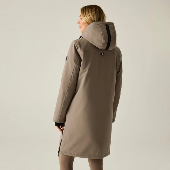 Regatta Hazel Waterproof Jacket | Mocha/Light Vanilla RWP483