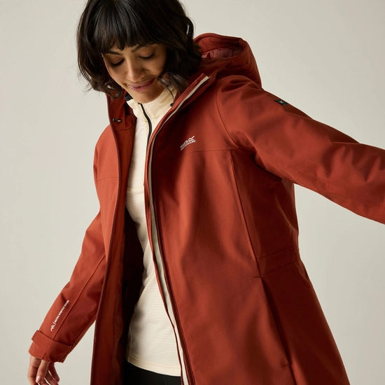 Regatta Taline Waterproof Insulated Jacket | Burnt Henna RWP490